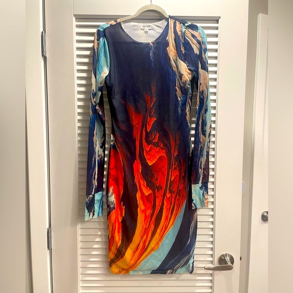 Gorgeous NWOT Bodycon Mesh Dress by Saint Leigh